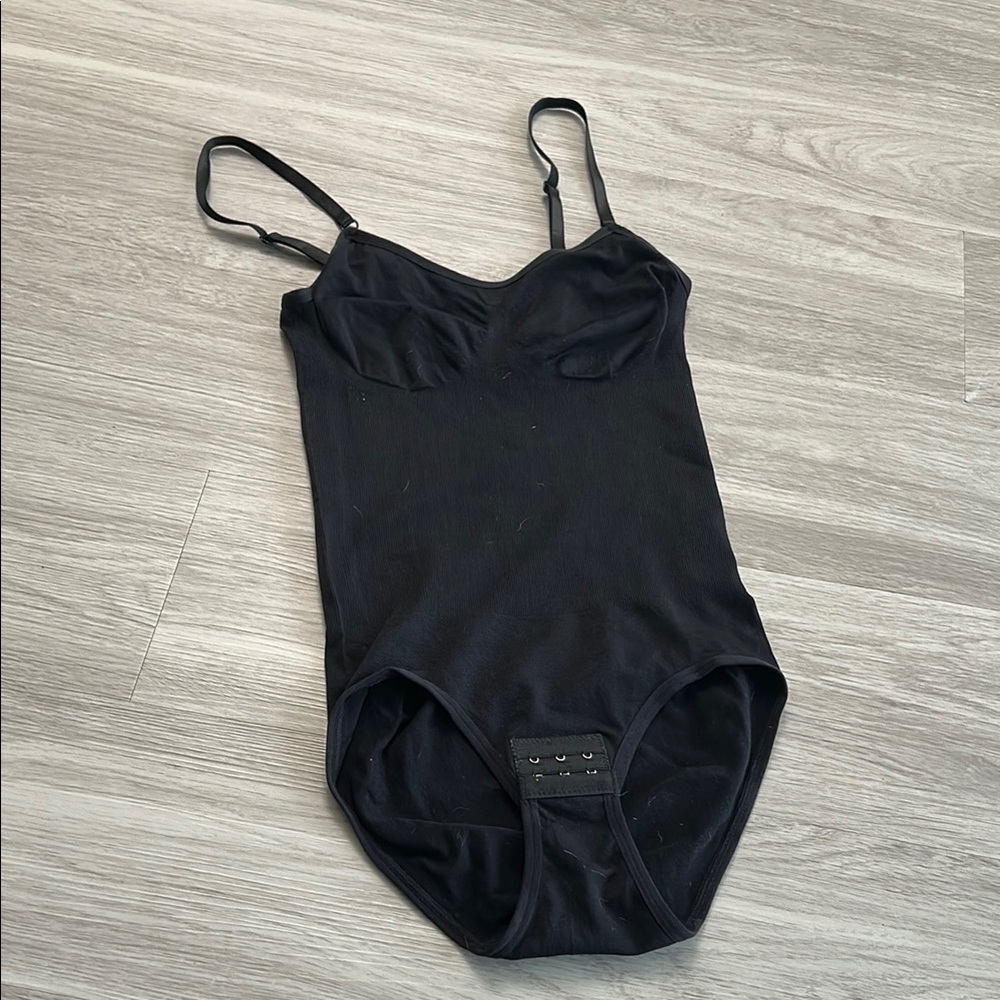 Black Bodysuit with Adjustable Straps
